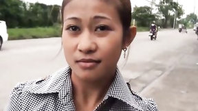 asian money video: Small Thai cutie is often banging various studs for cash, 'coz that babe loves how it feels