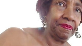 ebony in homemade video: Webcam Granny