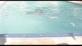 pool video: Granny fuck the pool boy like two starving sluts