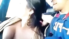 indian in public video: Blowjob in car