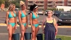 prank video: Sexy Car Wash Prank with hot Bikini Babes