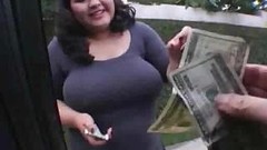 latina amateur video: Karla Lane is given a ride in exchange for awesome blowjob