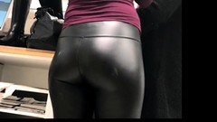 leather pants video: FINE MILF IN TIGHT LEATHER PANTS VTL