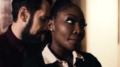 black beauty video: Super dramatic real estate babe fuck for house deals