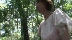 uncensored video: 46yr old Yoko Ogino Creampied in the Woods (Uncensored)