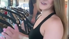 twerk video: kenzie madison pov twerking on a dick after workout
