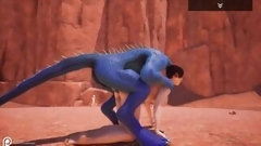 hentai monster video: Wild Life Blue Lizard Scaly Porn (Jenny and Corbac)