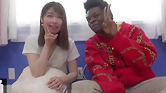 japanese and black cock video: Japanese and BBC Pt 1 uncensored