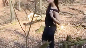 handcuffed video: Handcuffed in the woods