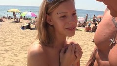 hairless video: Her micro bikini turns him on to take home the hottie and fuck her