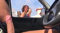dick flash video: Car dick flash girls looking 4
