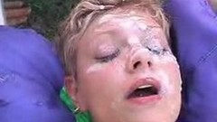 face video: Cum Splattered Faces