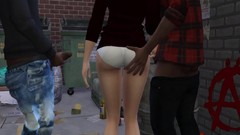 toon video: DDSims - MILF gets abused by homeless men while husband watches - Sims 4