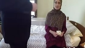 arab hotel video: Arab chick blows and rides big fat cock at a hotel room