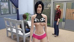 comic video: DDSims - Cuckold Lets bbc Nailed his milf Wifey - Sims four