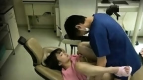 asian doctor video: Adorable Japanese teen has a horny doctor plowing her cunt