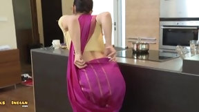indian maid video: The Desi maid was caught stealing so now she gets punished