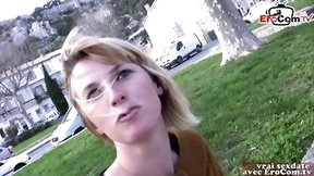 blonde milf video: French blonde skinny stepmom tries anal – homemade