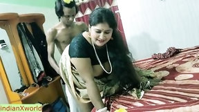 saree video: Beautiful Big boobs bhabhi amazing XXX hardcore sex!! Hotwife sex