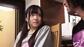 18 year old asian video: A Taste Test of the Juice of Two Close Sisters Part2