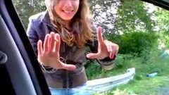 ethnic video: Romanian Gypsy Street Hooker Teen Blowjob