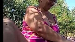 obese video: Mature Bitch Been Tied Outdoor Nipples Been Cliped