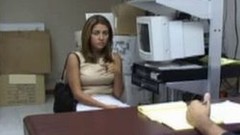 job interview video: margarita from Venezuela looking for a job... he take her?