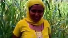 cute indian video: Indian fuck in a corn camp