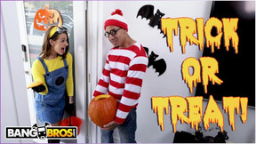 halloween video: BANGBROS - Trick or Treat, Smell Evelin Stone's Feet. (I Bet you Would!)