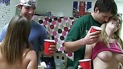 college party video: Naughty girls get nailed