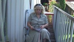 adultery video: Fucking old mother in law outside