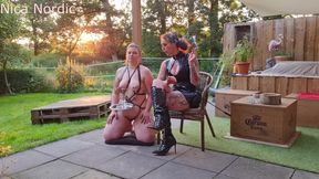 slave training video: A summer evening at Nica Nordic