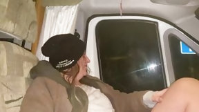 funny video: Cracky gets her nasty pussy out for a lift home