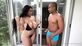 bubble butt video: Sexy Amora Luv (Amorazz) Fucked Hardcore With Titty Cream