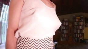 store video: Shopping with Longpussy. White Sheer and a Pussy Plug.