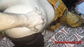 indian couple video: Amizing real homemade desi couple first time fucking with the camera