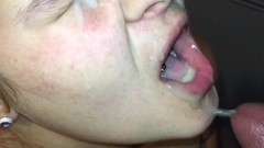 own cum video: Mom Gives Christmas Present Early & Get Her Own Cum Facial Surprise