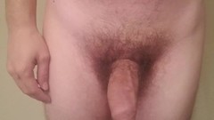 uncut dick video: My Soft Penis Getting Hard and Large
