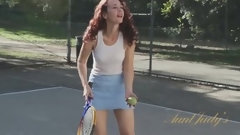 tennis video: AuntJudys .. 43yo MILF Sable at the Tennis Club (AJ Country Club Classics)
