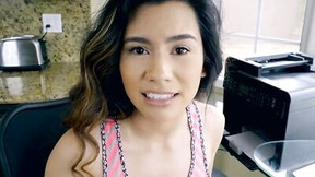 asian teen pov video: StepDad cant Pull out Filling Asian Teen Pussy right next to Mom! S2:E9