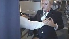stewardess video: Real Stewardess Blowjob