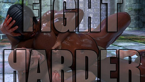 fbb video: Fight Harder - Femdom Mixed Wrestling [3D Comic]