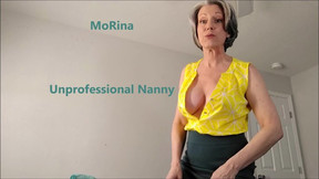 cleavage video: Unprofessional Nanny