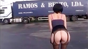 truck video: Truck stop gang bang