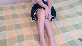 chinese teen video: CHINESE amateur college girl with uniform
