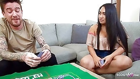 plump teen video: Brother tricked Curvy Half Asian Best Friend of Sister to Fuck