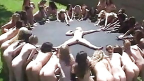 bizarre video: The ultimate squirting party.