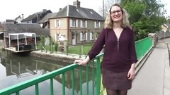 french milf video: Dominique, 40 years old, makes the show at home!