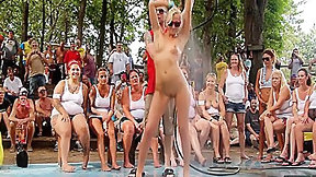 wet tshirt video: Festival Girls Getting Full Naked And Showing Pussy In Over The Top Wet Tshir