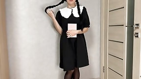 costume video: Wednesday Addams first sex with her friend